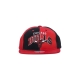 cappellino visiera piatta uomo nba pinwheel of fortune deadstock hwc chibul RED/BLACK