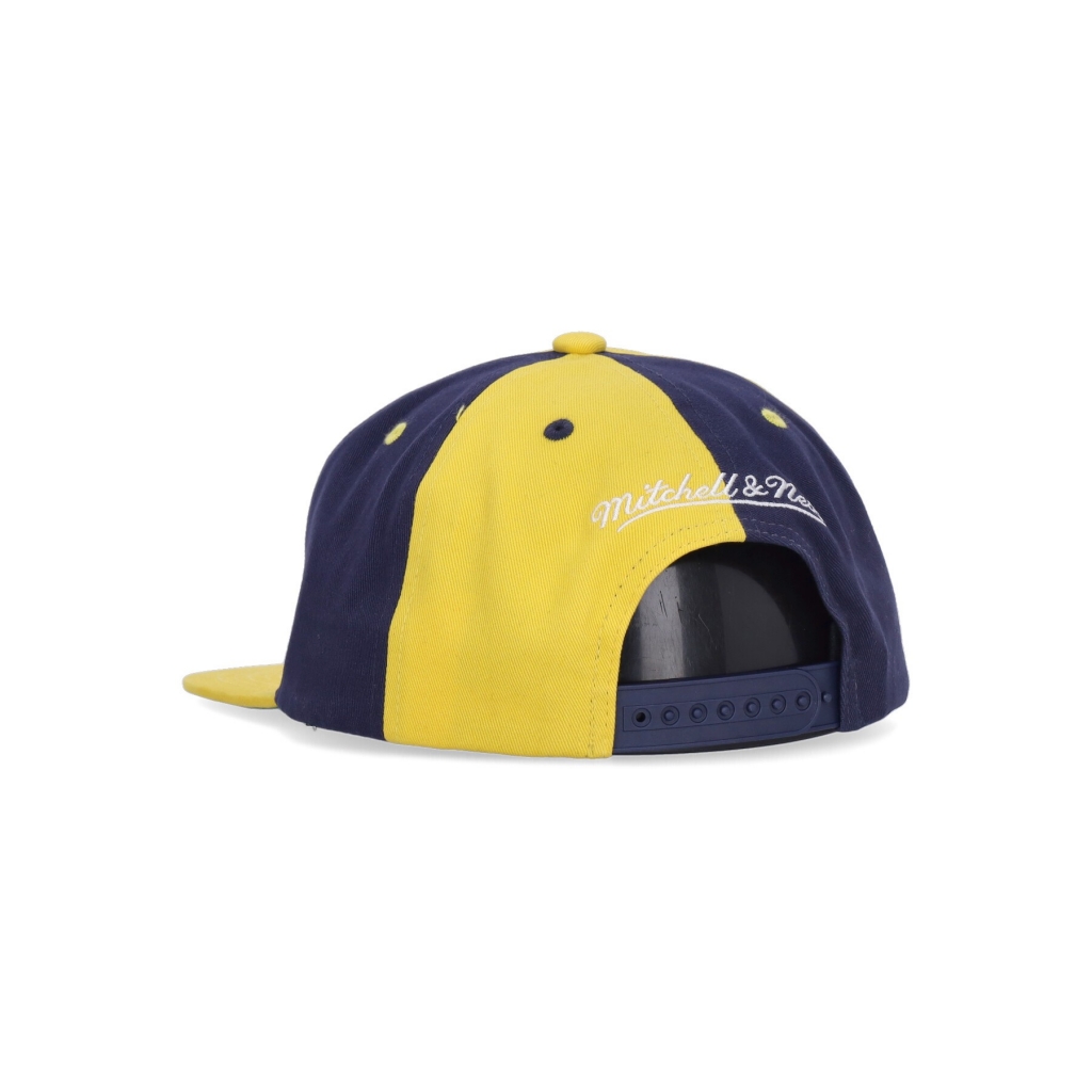 cappellino visiera piatta uomo ncaa pinwheel of fortune deadstock hwc micwol YELLOW/NAVY