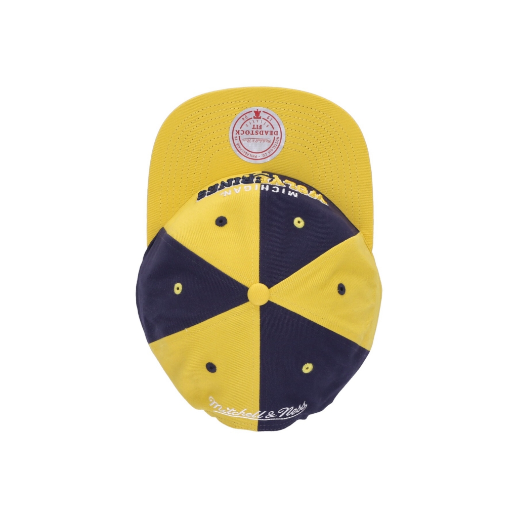 cappellino visiera piatta uomo ncaa pinwheel of fortune deadstock hwc micwol YELLOW/NAVY