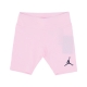 pantaloncino ciclista ragazza essentials bike short PINK FOAM