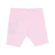 pantaloncino ciclista ragazza essentials bike short PINK FOAM