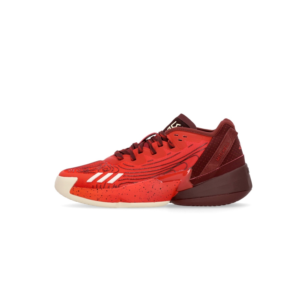 scarpa basket uomo don issue 4 BETTER SCARLET/CLOUD WHITE/SHADOW RED