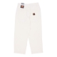 pantalone lungo uomo classic label panel OPTIC WHITE