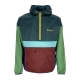 giacca a vento infilabile uomo teca half-zip windbreaker PINELANDS