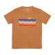 maglietta uomo disco wave organic tee SADDLE