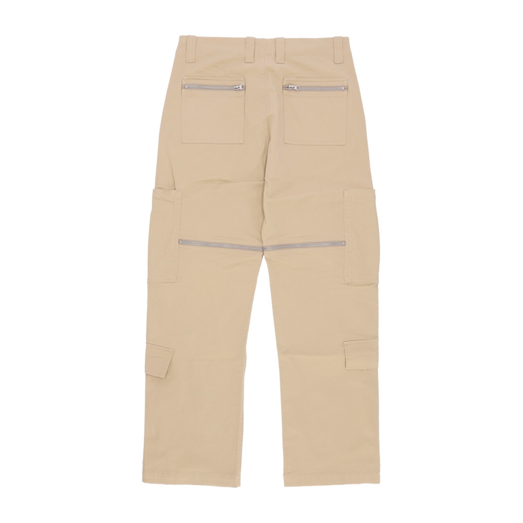 pantalone lungo uomo cargos CREAM