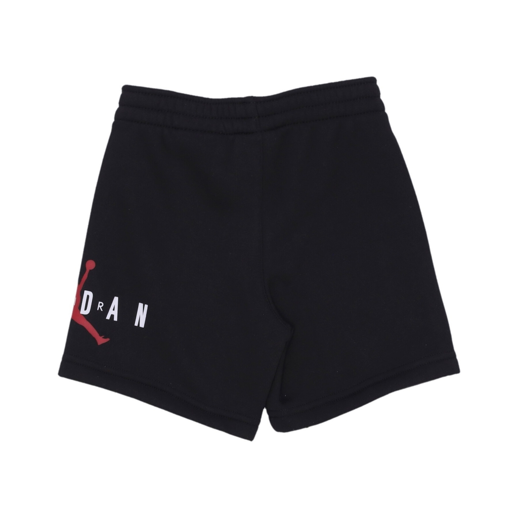 pantalone corto bambino jumpman sustainable short BLACK