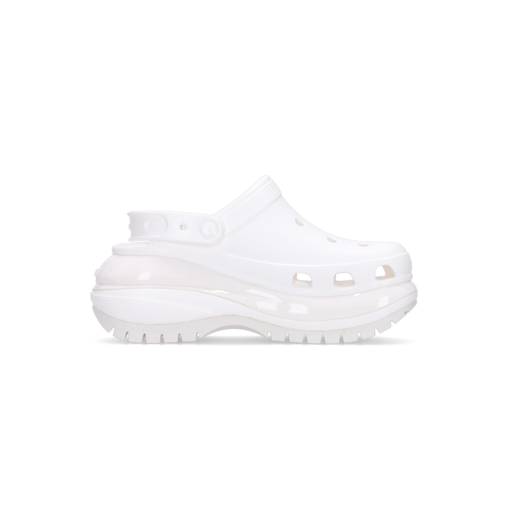 mule donna classic mega crush clog w WHITE