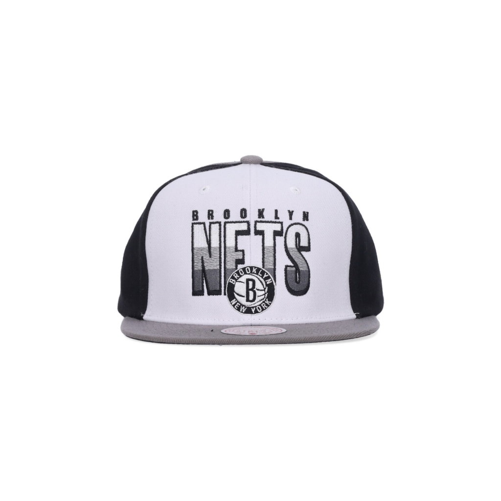 cappellino visiera piatta uomo nba billboard 2 snapback hwc bronet GREY/WHITE