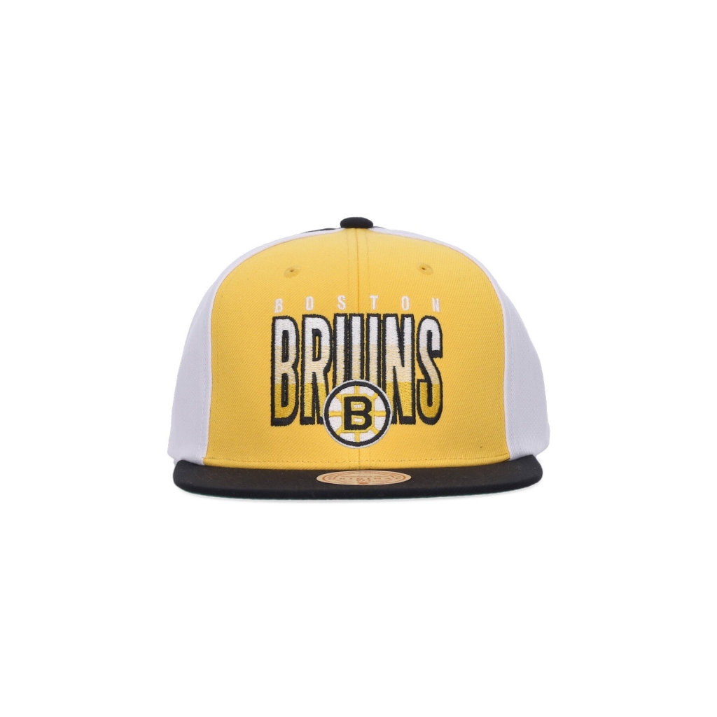 cappellino visiera piatta uomo nhl billboard 2 snapback vintage bosbru YELLOW/BLACK