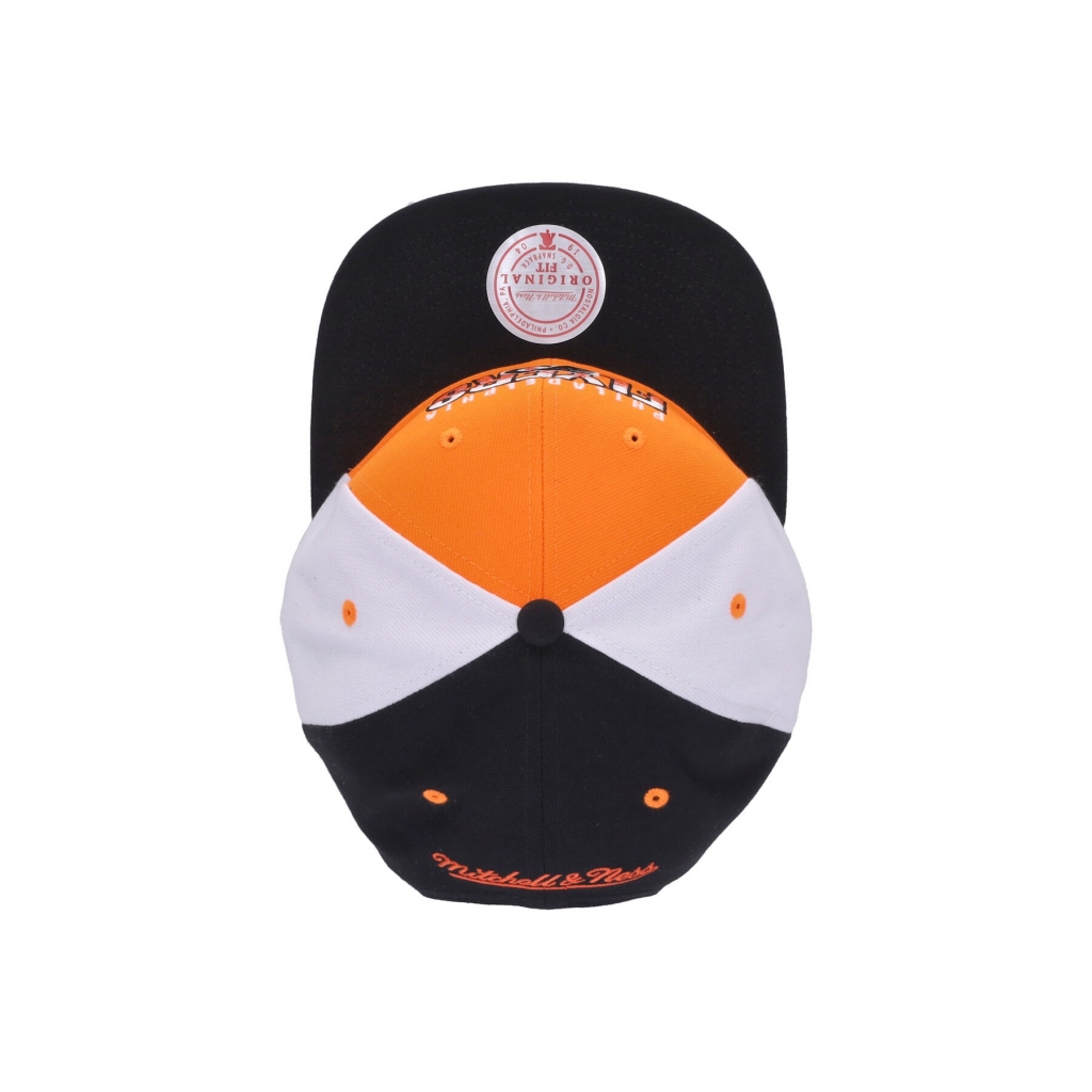 cappellino visiera piatta uomo nhl billboard 2 snapback vintage phifly ORANGE/BLACK