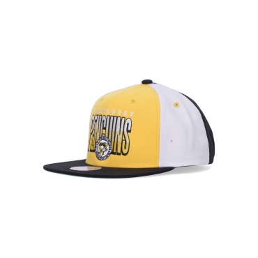 cappellino visiera piatta uomo nhl billboard 2 snapback vintage pitpen YELLOW/BLACK