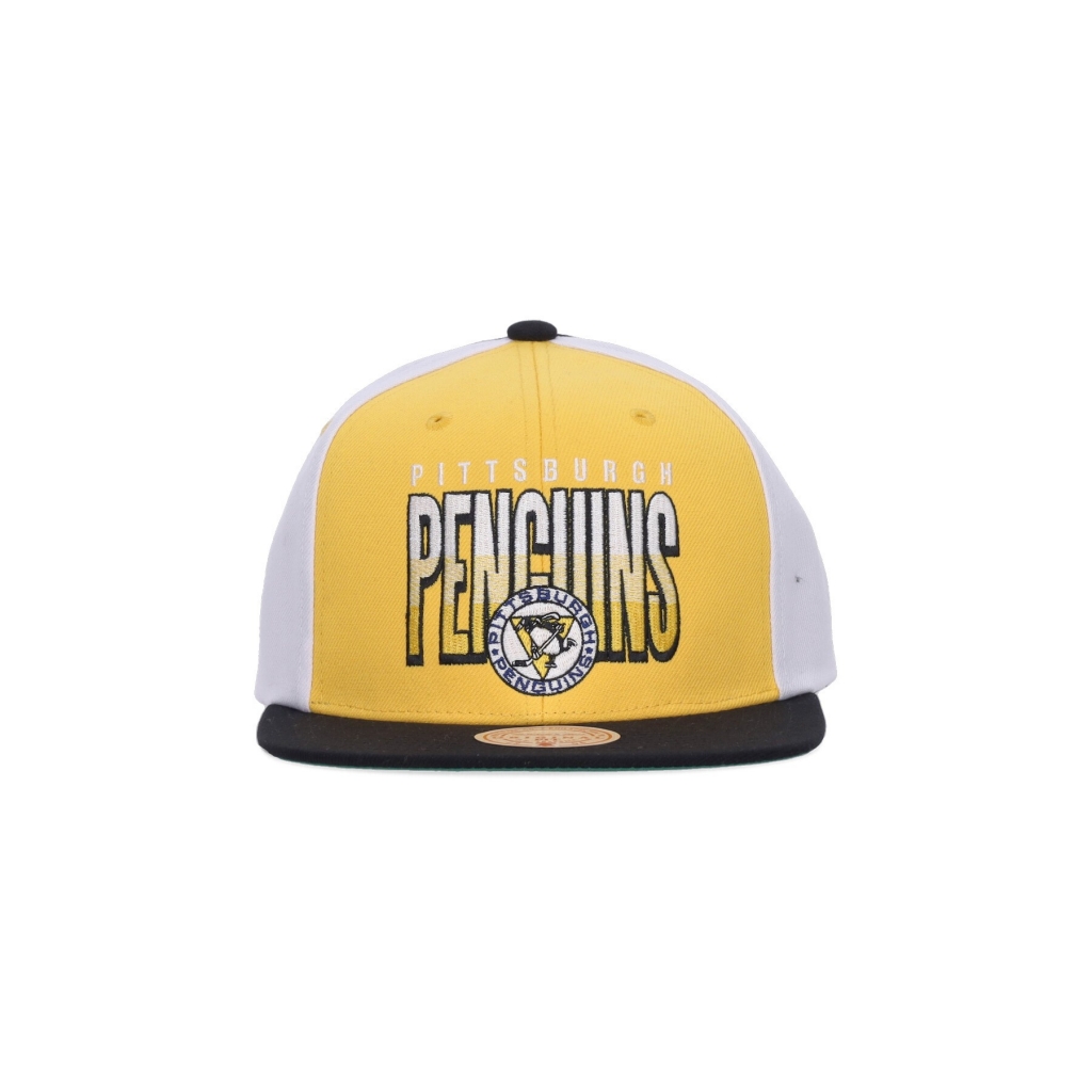 cappellino visiera piatta uomo nhl billboard 2 snapback vintage pitpen YELLOW/BLACK