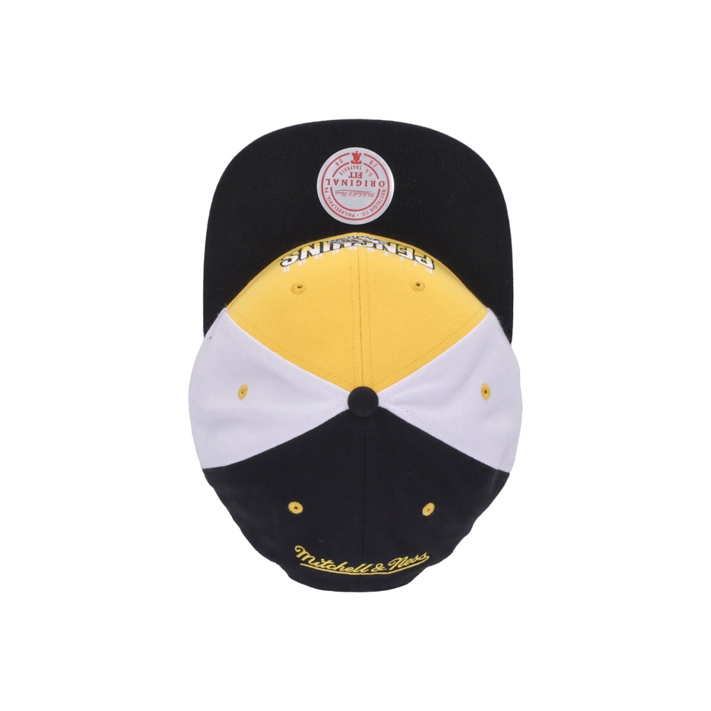 cappellino visiera piatta uomo nhl billboard 2 snapback vintage pitpen YELLOW/BLACK