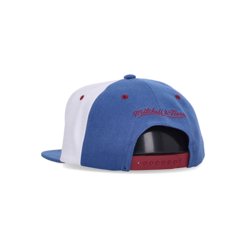 cappellino visiera piatta uomo nhl billboard 2 snapback vintage colava ROYAL/RED