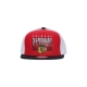 cappellino visiera piatta uomo nhl billboard 2 snapback vintage chibla RED/BLACK