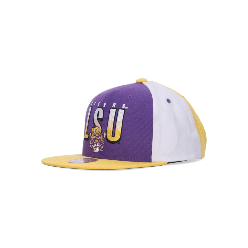 cappellino visiera piatta uomo ncaa billboard 2 snapback loutig PURPLE/YELLOW