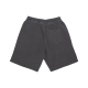 pantalone corto tuta felpato uomo duster sweat short BLACK GARMENT DYED