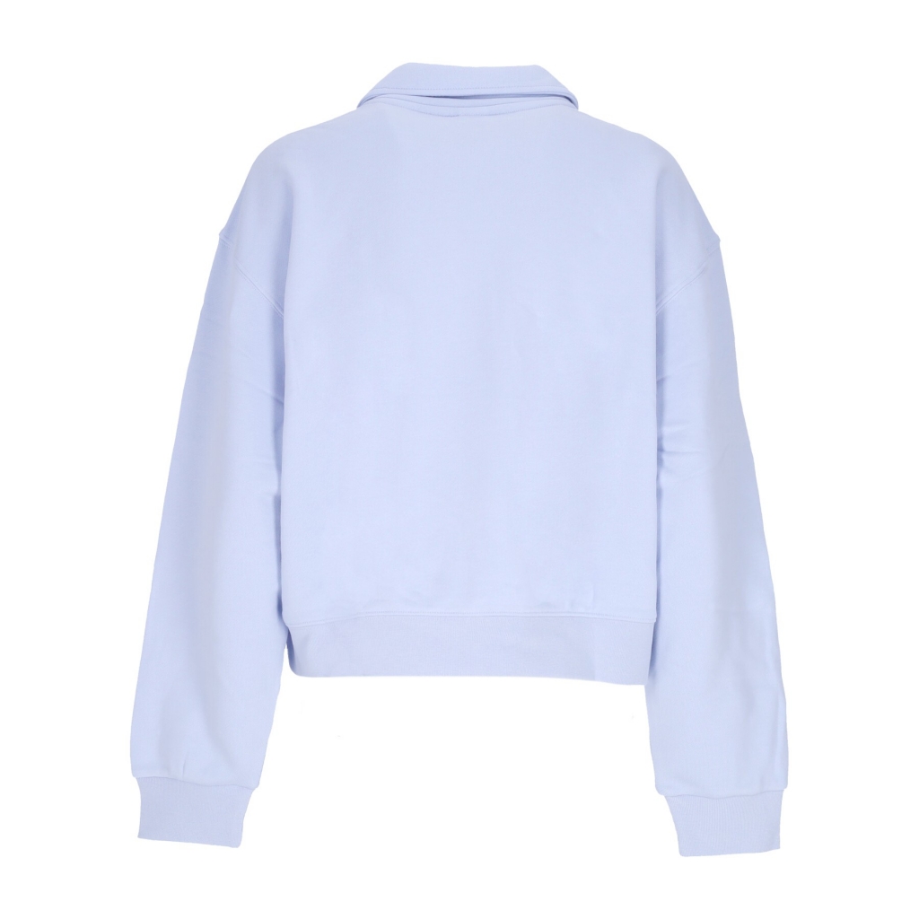 felpa leggera girocollo donna collar crewneck BLUE DAWN