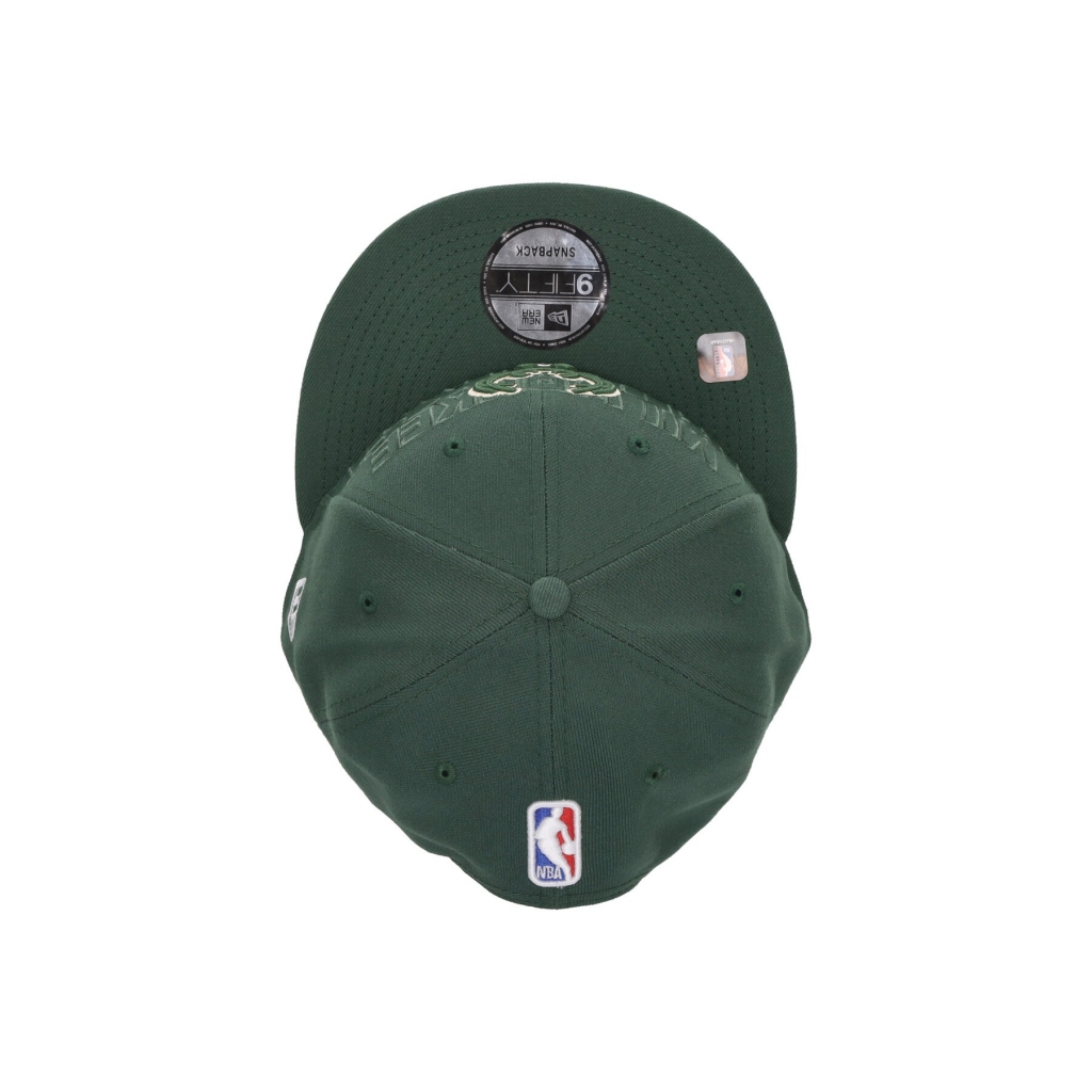 cappellino visiera piatta uomo nba draft 950 milbuc ORIGINAL TEAM COLORS