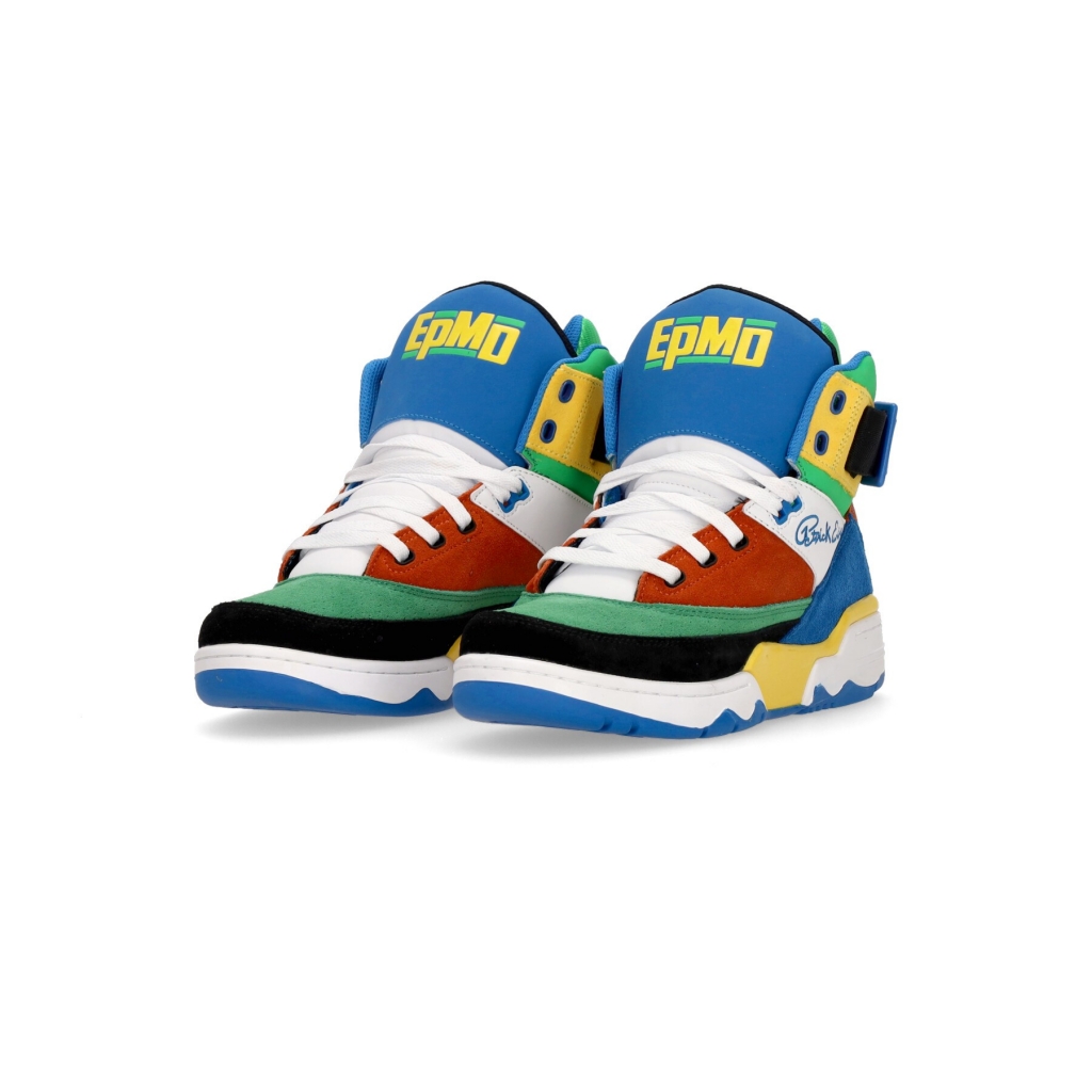 scarpa basket uomo ewing 33 hi x epmd GREEN/BLACK/LEMON