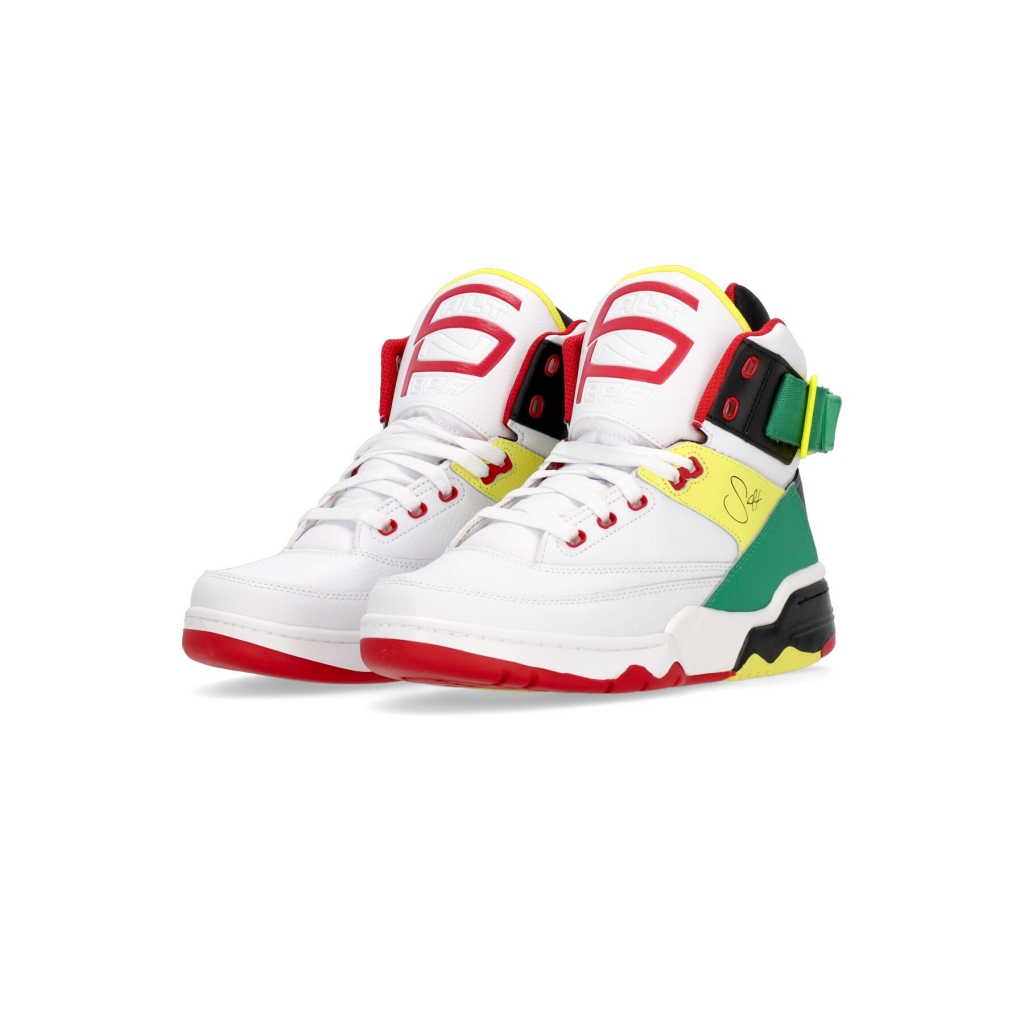 scarpa basket uomo ewing 33 hi x salt n pepa BLACK/JELLY BEAN/CHINESE RED