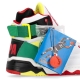 scarpa basket uomo ewing 33 hi x salt n pepa BLACK/JELLY BEAN/CHINESE RED