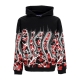 felpa leggera cappuccio uomo marble hoodie BLACK