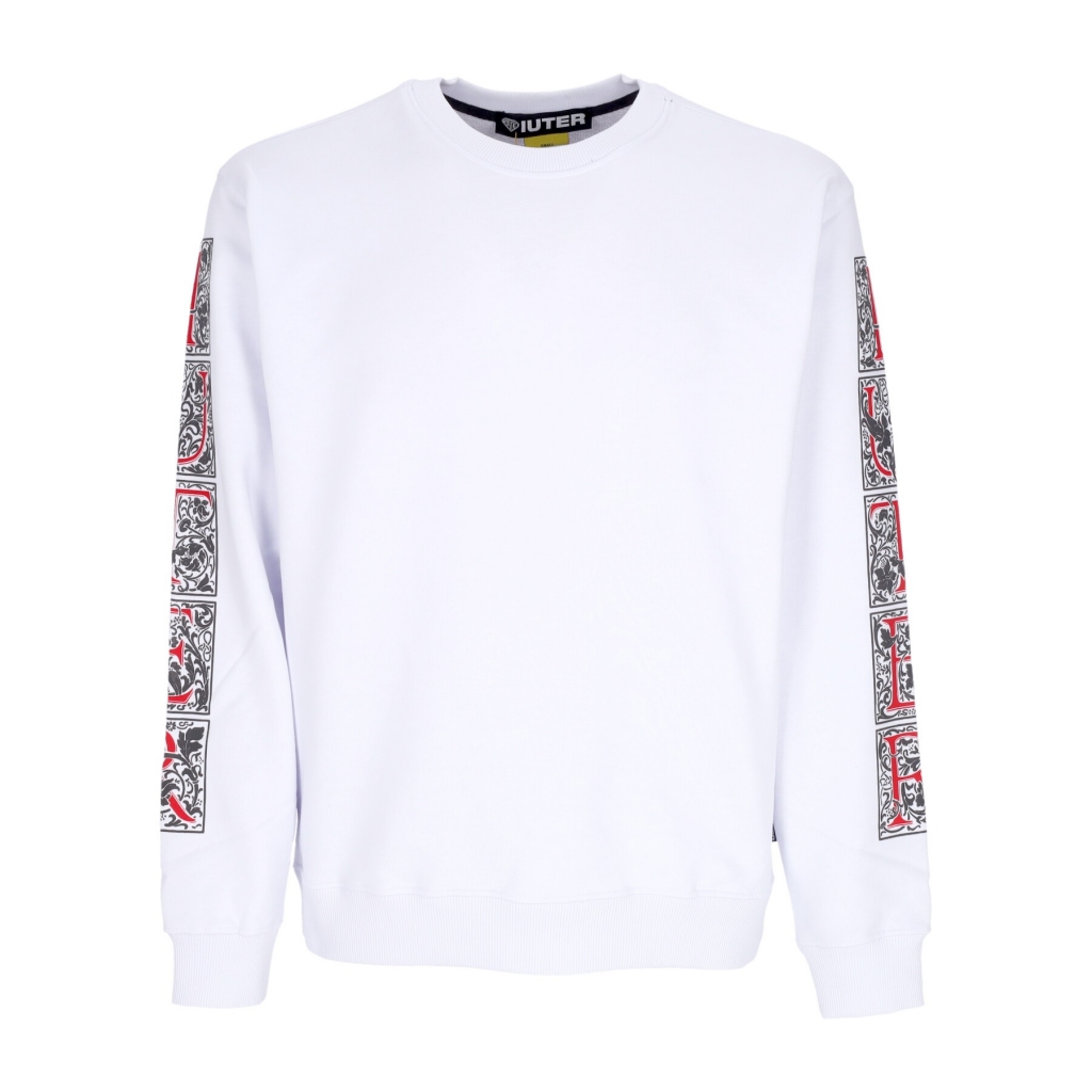 felpa leggera girocollo uomo mediolanum crewneck WHITE