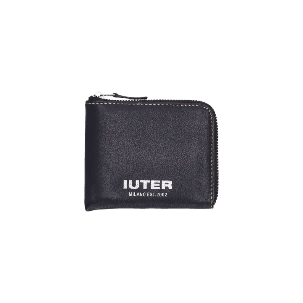 portafoglio uomo zip wallet BLACK