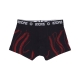  uomo outline boxer BLACK/RED