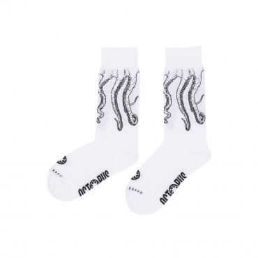 calza media uomo outline socks WHITE/BLACK