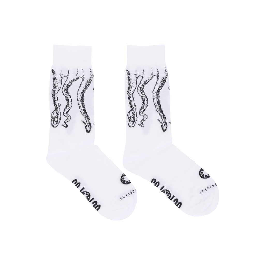 calza media uomo outline socks WHITE/BLACK