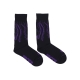 calza media uomo outline socks BLACK/PURPLE