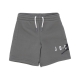 pantalone corto tuta felpato bambino jumpman sustainable short SMOKE GREY