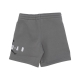 pantalone corto tuta felpato bambino jumpman sustainable short SMOKE GREY