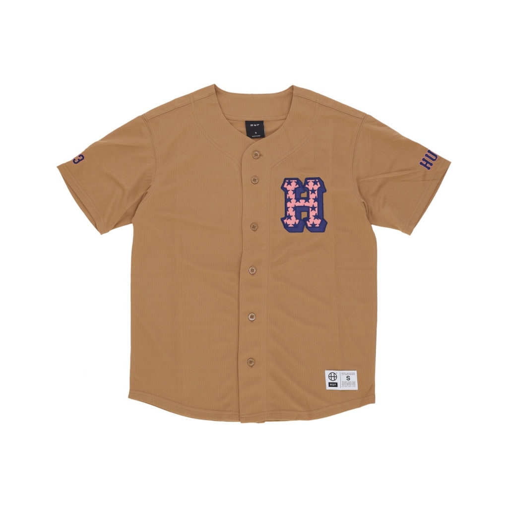 casacca bottoni uomo h-star baseball shirt DESERT