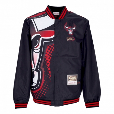 giubbotto bomber uomo nba big face 70 jacket chibul BLACK