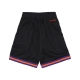 pantaloncino basket uomo nba big face 70 fashion short phosun BLACK