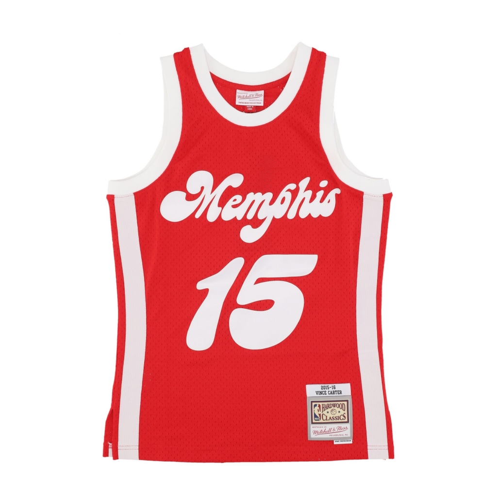 canotta basket uomo nba hwc jersey 2015 no 15 vince carter memgri RED