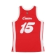 canotta basket uomo nba hwc jersey 2015 no 15 vince carter memgri RED