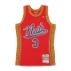 canotta basket uomo nba hwc jersey 2004 no 3 allen iverson phi76e RED