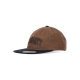 cappellino visiera piatta uomo preston cap DEEP H BROWN/BLACK