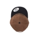 cappellino visiera piatta uomo preston cap DEEP H BROWN/BLACK