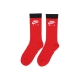 calza media uomo everyday essential crew socks BLACK/RED