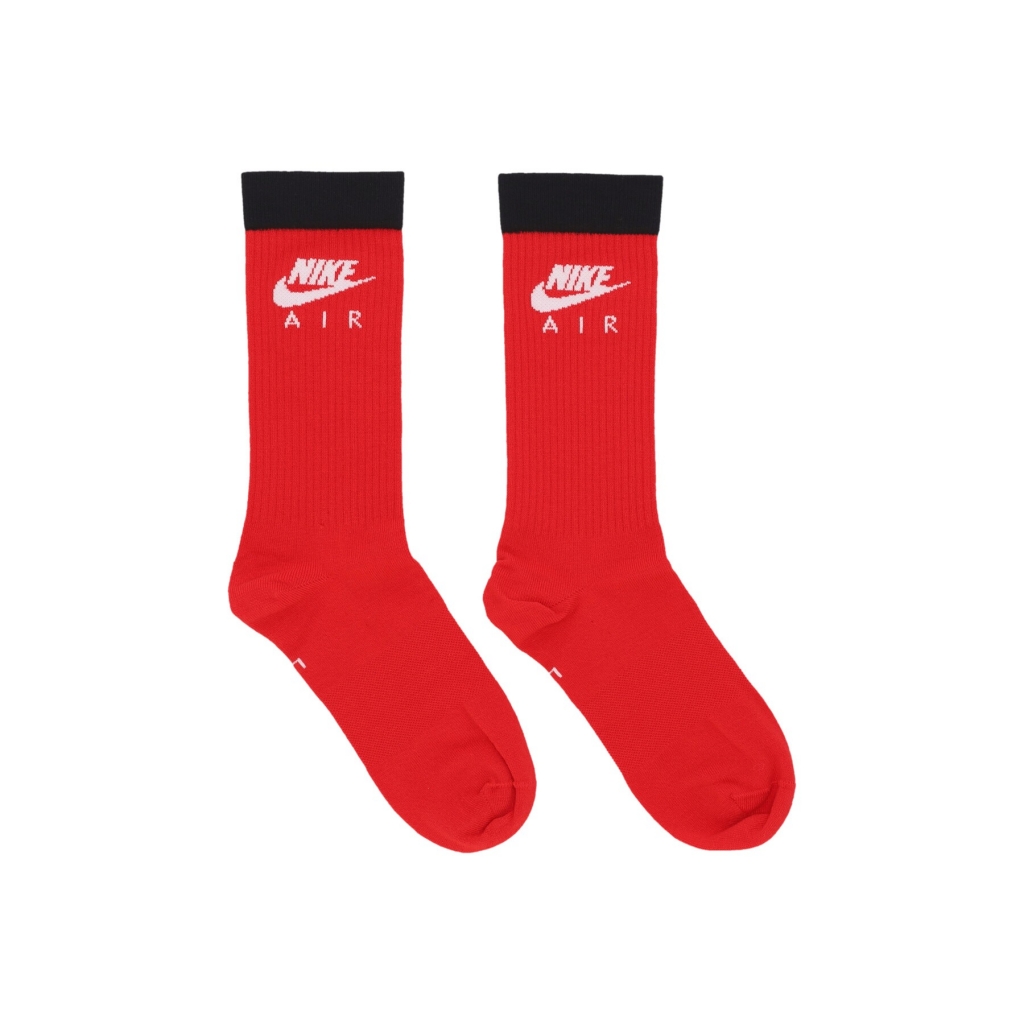 calza media uomo everyday essential crew socks BLACK/RED