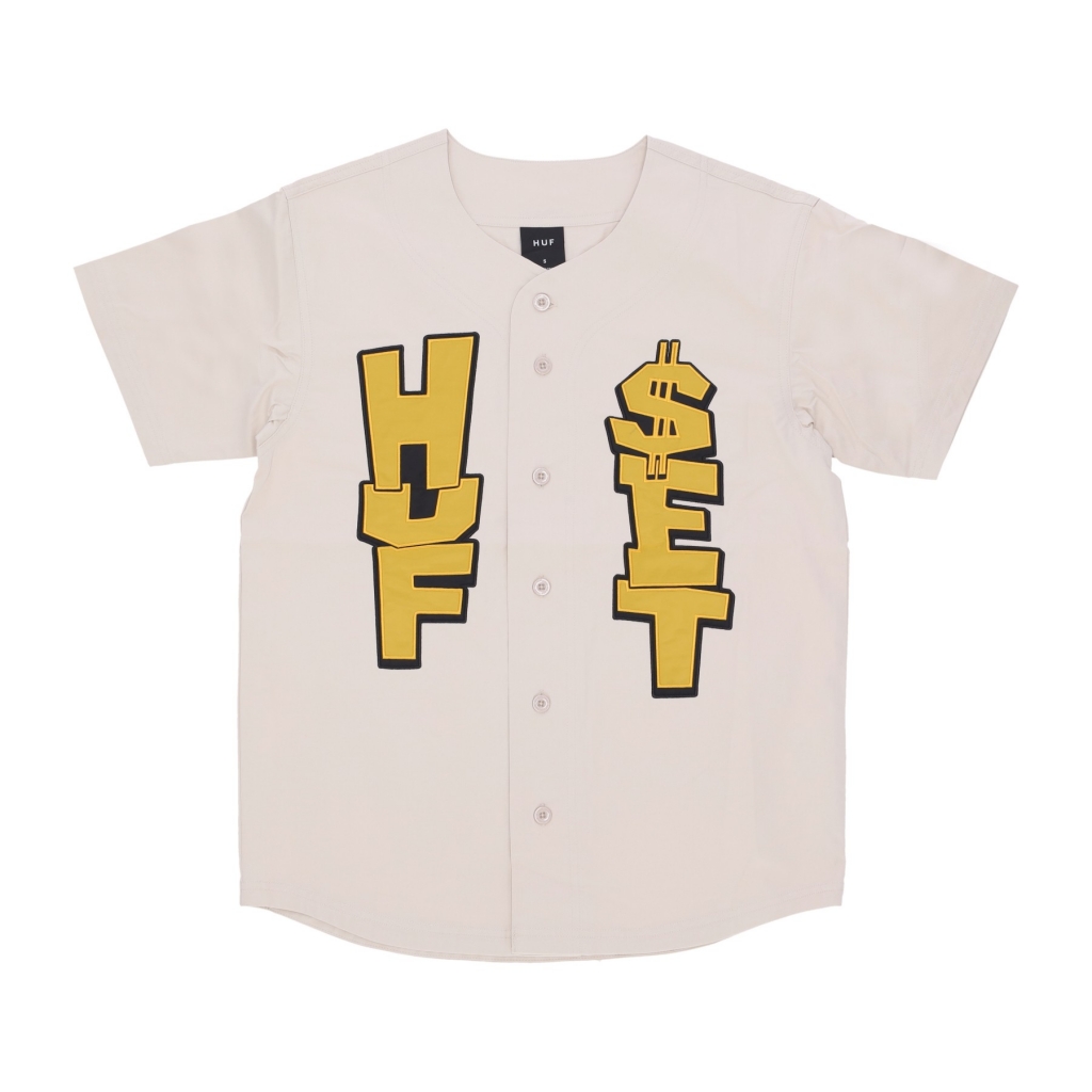 casacca bottoni uomo team baseball jersey BONE