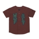 casacca bottoni uomo team baseball jersey EGGPLANT