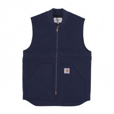 smanicato uomo classic vest BLUE RIGID