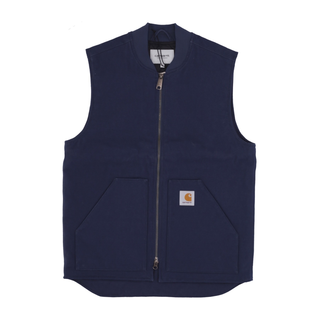 smanicato uomo classic vest BLUE RIGID